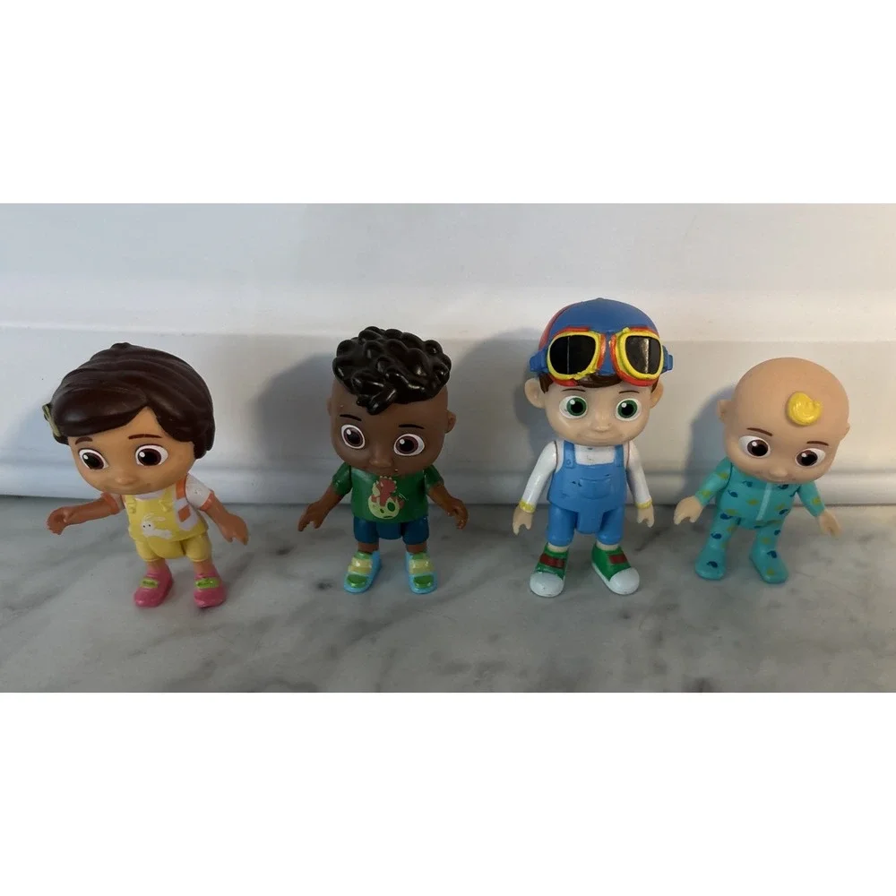 CoCoMelon Lot of 4 Action Figures Replacement Parts Cake‎ Toppers